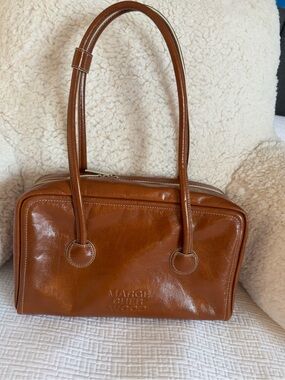Authentic Marge Sherwood Leather Shoulder Bag – Brown – Excellent Condition